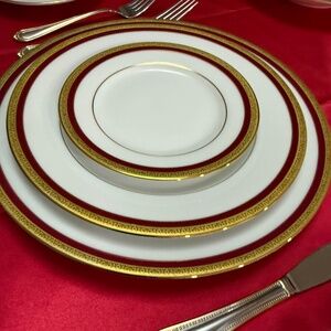 Charter Club Grand Buffet Gold Red 5-Piece